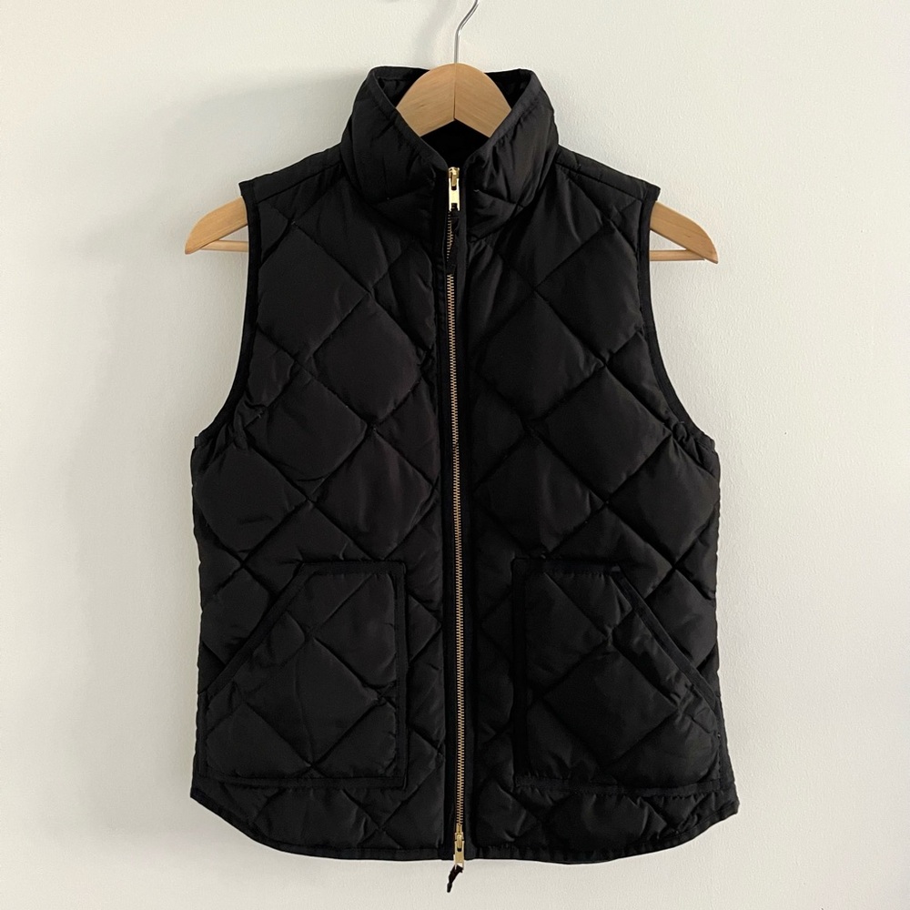 JCrew Quilted Down Vest